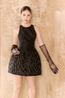 Merne Ombré Fringe Halter Mini Dress for women, from ARTI APPAREL, The Viet Concept 