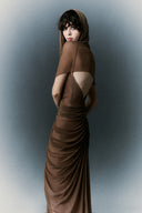 HA THANH VIET • Margaret Draped Stretch Jersey Gown