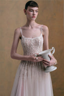 DUONG ATELIER • Lucienne Hand-Embellished Tulle Scoop-Neck Gown