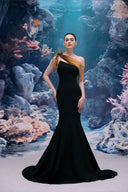 Aurelia Coral Embellished Crepe Mermaid Gown for women, from 21SIX, The Viet Concept