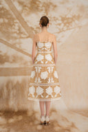 ROSEE de MATIN • Beige Cup Lace Dress