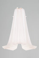 CALISTA • Mirel Embellished Soft Tulle Cape