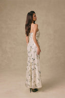Babylon Tulip Sequin Silk Fishtail Maxi Dress for women, from VONTIER DE MONTIER, The Viet Concept