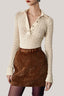 Yumi Bodycon Collared Neck Cotton Lace Top fror women, from HOBB, The Viet Concept 