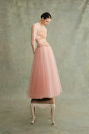 Peony Lumière Cropped Embellished Top for women, from DUONG ATELIER, The Viet Concept