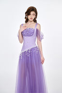 LUCILLA • Veya Crystal Floral Tulle Ball Gown