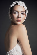 LINH PHUNG • Rochelle Embossed Lace Bridal Headband