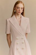 WHITE PLAN • Dynasty Carolan Structured Midi Dress