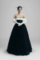Velvet Threads Chiffon Silk Maxi Dress for women, from LINH DOAN, The Viet Concept 