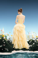 LINH PHUNG • Marea Couture Strapless Organza Ballgown Evening Dress