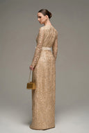 Ethereal Guipure Lace Long Sleeve Maxi Dress for women, from IHF STUDIO, The Viet Concept 