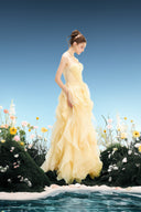 LINH PHUNG • Marea Couture Strapless Organza Ballgown Evening Dress
