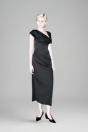 Black Vezzoso Midi Dress for women, from Lam.D, The Viet Concept 