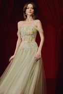 Florence 3D Floral Glitter Tulle Midi Dress for women, from JOSEPHINE, The Viet Concept