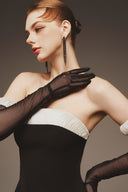 MARGÉE ATELIER • Cyrene Couture Strapless Twill Mini Cocktail Dress