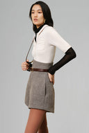 White Double Jersey Pointed Hem Polo for women, from LECIA, The Viet Concept 