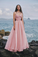The Wings Rhinestone Metallic Chiffon A-Line Evening Gown for women, from LINH PHUNG, The Viet Concept