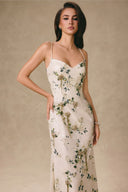 Babylon Tulip Sequin Silk Fishtail Maxi Dress for women, from VONTIER DE MONTIER, The Viet Concept