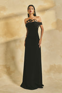 Fleur de Cristal Off-Shoulder Maxi Gown for women, from L'SCARLETT, The Viet Concept