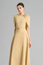 Jasmine A-line Cape Sleeved Polyester Floor Length Dress for women, from Maison Des Copains, The Viet Concept 