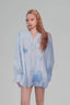 Blue Sea Embroidered Tunic for women, from Xita, The Viet Concept 