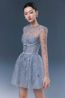 Lux Star Embellished Tulle Mini Dress for women, from JOSEPHINE, The Viet Concept 