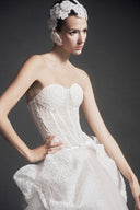 LINH PHUNG • Rochelle Embossed Lace Bridal Headband