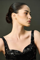 EEGEN STUDIO • Esme Lace Bodice Column Dress