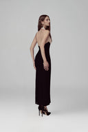 Black & White Aveline Maxi Dress for woman, from POEM, The Viet Concept