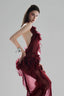 Space Cherry 3D Floral Wrap Dress for women, from Must Have, The Viet Concept 