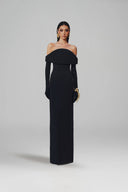  Celestia 3D Crystal Off-Shoulder Evening Gown for women, from L'SCARLETT, The Viet Concept