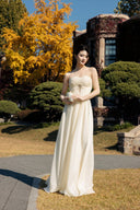 Cream Glacyn Maxi Dress for woman, from CALISTA, The Viet Concept 
