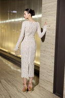 Avery Floral Lace Cut-Out Midi Dress for women, from 21SIX, The Viet Concept