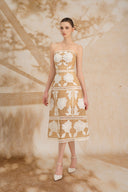 ROSEE de MATIN • Beige Cup Lace Dress