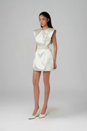 Nacre A-Line Mini Dress for women, from Guyehi Studio, The Viet Concept 