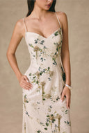Babylon Tulip Sequin Silk Fishtail Maxi Dress for women, from VONTIER DE MONTIER, The Viet Concept