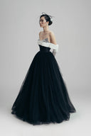 Velvet Threads Chiffon Silk Maxi Dress for women, from LINH DOAN, The Viet Concept 