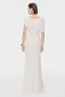 L'ALLÉE • Asymmetric Draped Shoulder Dress