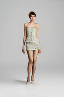 Éclat Beaded Tweed Tube Top for women, from KEIRA TONG, The Viet Concept 