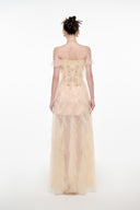 Morgana Feathered Off-Shoulder Gown for women,from JOSEPHINE, The Viet Concept 