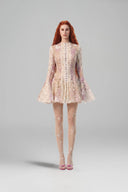 Euphrosyne Pastel Lace Radiance Couture Dress for women, from LA VIERGE, The Viet Concept 