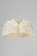 Kalina Embellished Floral Lace Bridal Bolero for women, from CALISTA, The Viet Concept