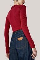 Aine Bodycon Long Sleeved Jersey Top for women, from HOBB, The Viet Concept