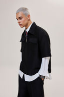 CAOSTU • Patchwork Shirt Wide Fit - The Viet Concept
