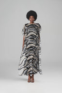 Zebra Elegance Striped Gown for women, from Mr Crazy & Lady Sexy, The Viet Concept 