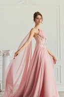 Evan Couture Silk Organza Shoulder Streamer Cape for women, from CALISTA, The Viet Concept