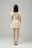 Crushing A-line High Waist Linen Mini Skirt for women, from Lam Khue, The Viet Cocnept 