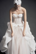 LINH PHUNG • Rochelle Embossed Lace Bridal Headband
