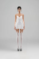 White Polkie Top for woman, from HUELLEY ROSE, The Viet Concept 