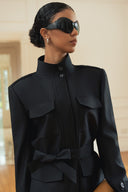 Jelson Belt Silk Crepe Trenchcoat for women, from HOBB, The Viet Concept 